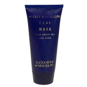 Alexandra De Markoff Weekly Revitalizing Clay Mask Green Tea and Sage .5 Oz NOS